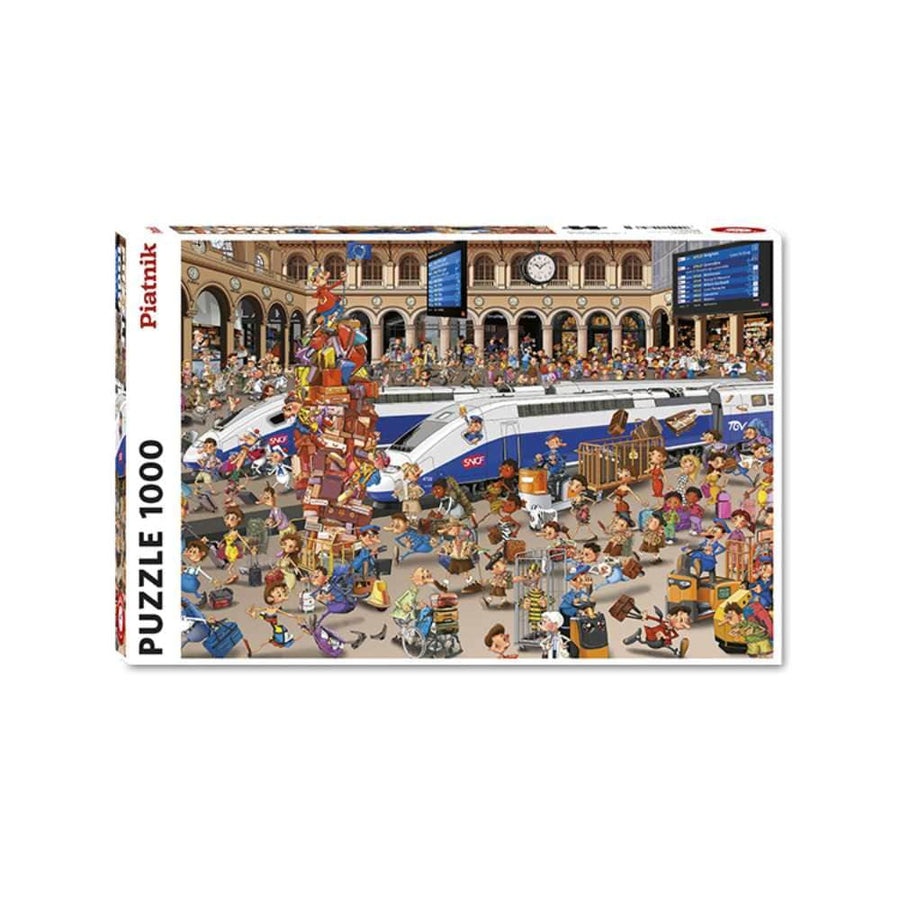 Gare ferroviaire, Ruyer (Puzzle 1000 pcs) CASSE-TÊTE - 1000 morceaux