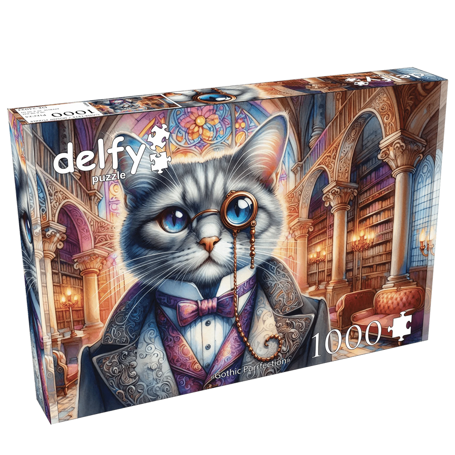 Gothic Purrfection (1000 pcs) CASSE-TÊTE - 1000 morceaux