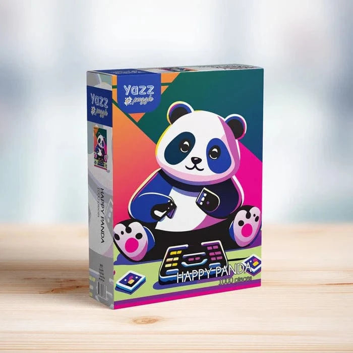Happy Panda (Puzzle 1000 pcs) CASSE-TÊTE - 1000 morceaux