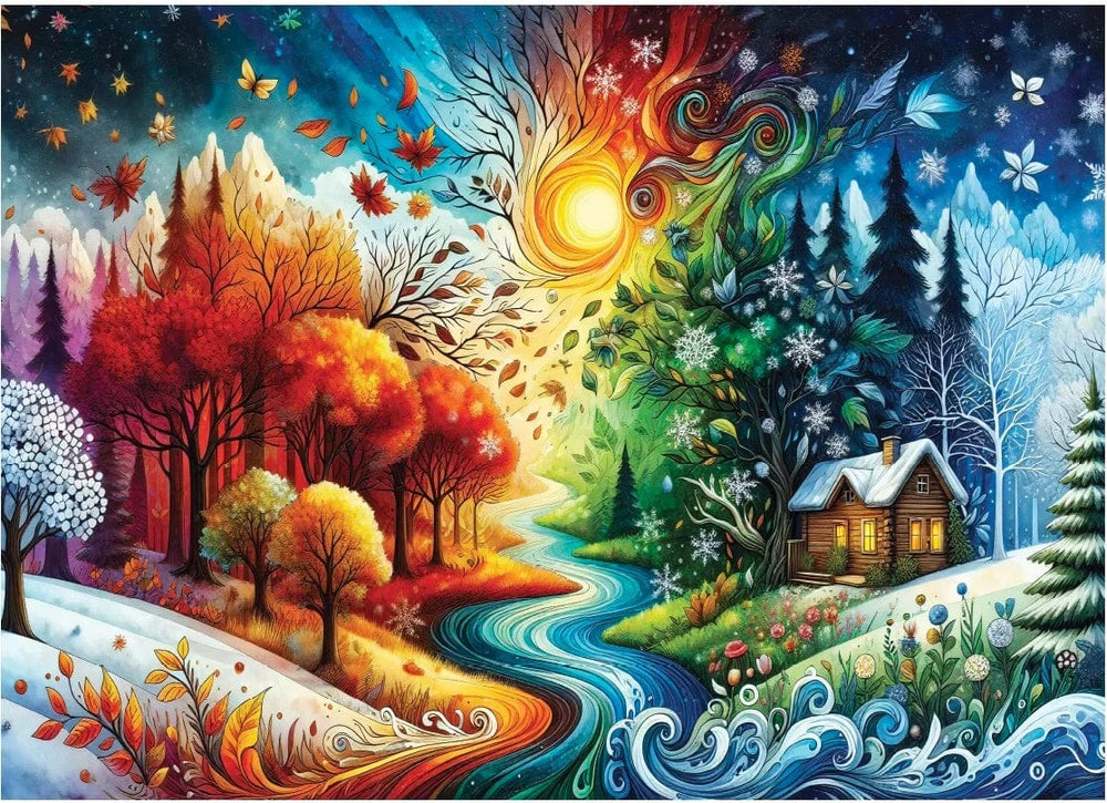 Harmony In Seasons (1000 pcs) CASSE-TÊTE - 1000 morceaux