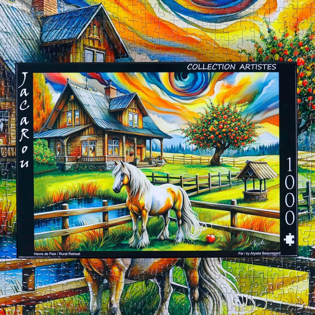 Havre de paix | Rural Retreat (Puzzle 1000 pcs) CASSE-TÊTE - 1000 morceaux