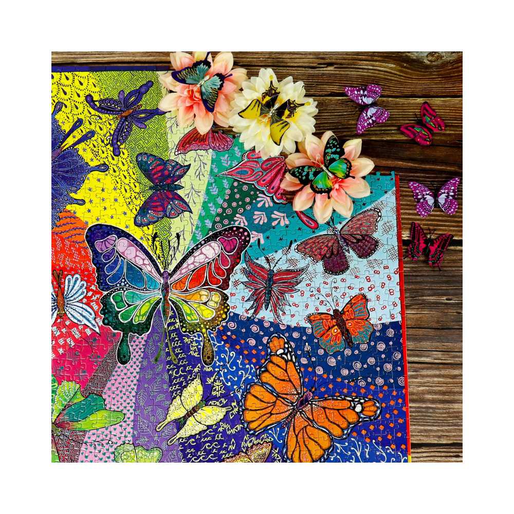 L’Effet papillon | The Butterfly Effect (Puzzle carré 1000 pcs) CASSE-TÊTE - 1000 morceaux