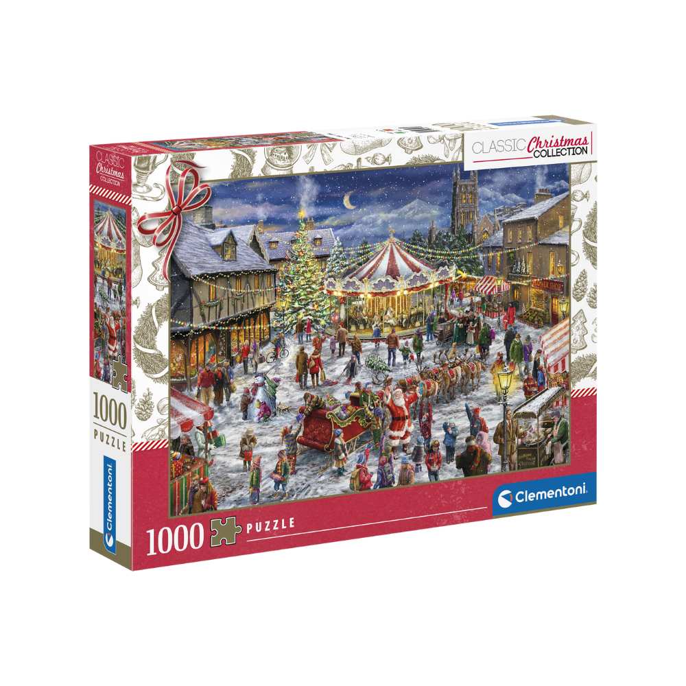 La foire de Noël (1000 pcs) CASSE-TÊTE - 1000 morceaux