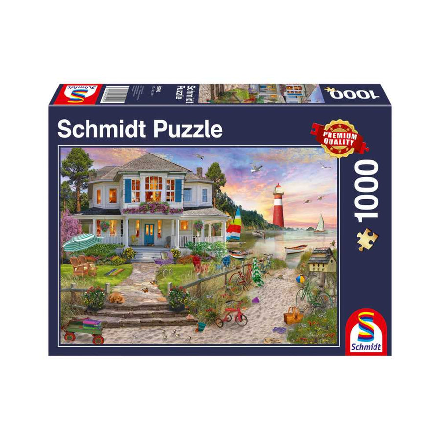 La maison de plage (1000 pcs) CASSE-TÊTE - 1000 morceaux