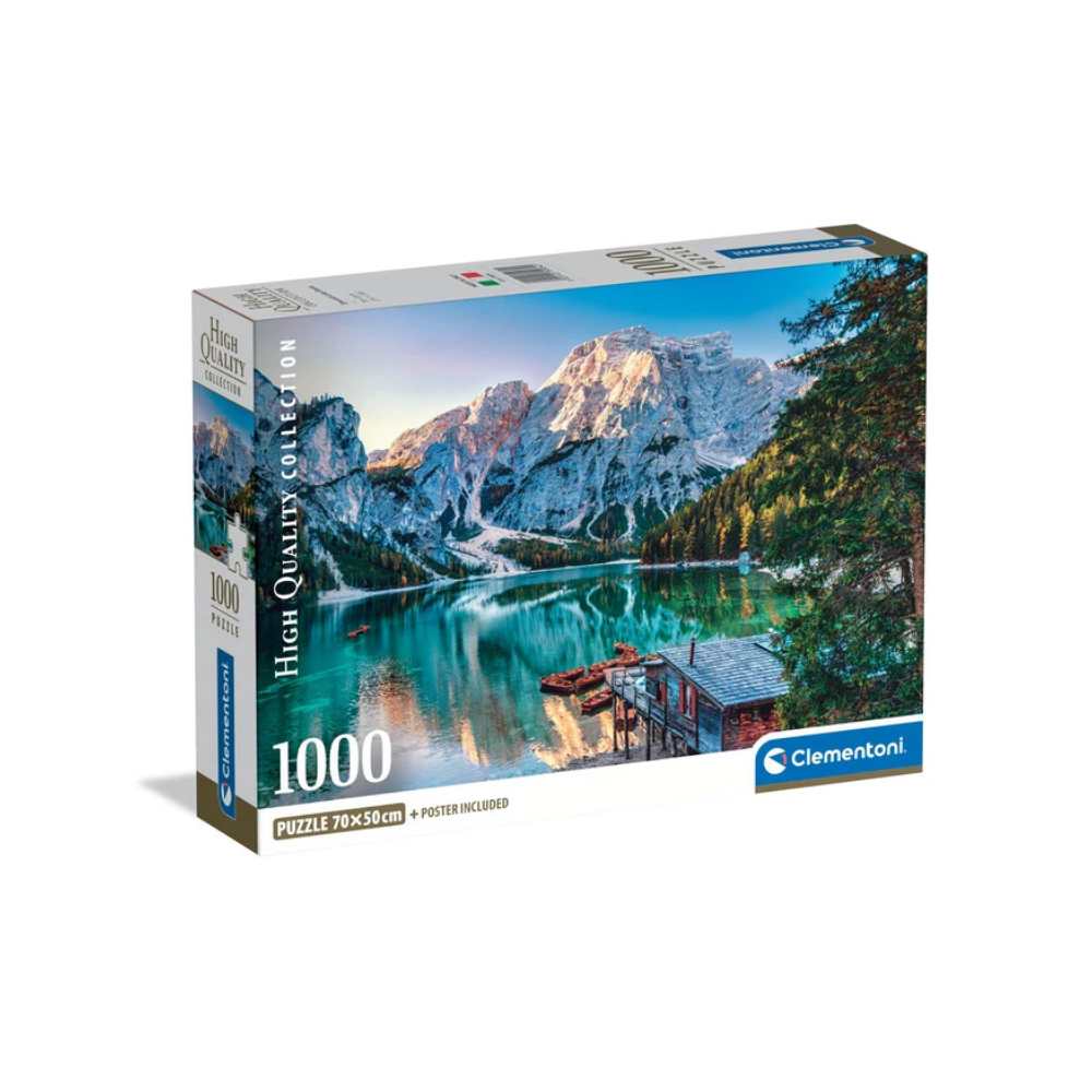 Lac Braies émeraude (1000 pcs) CASSE-TÊTE - 1000 morceaux