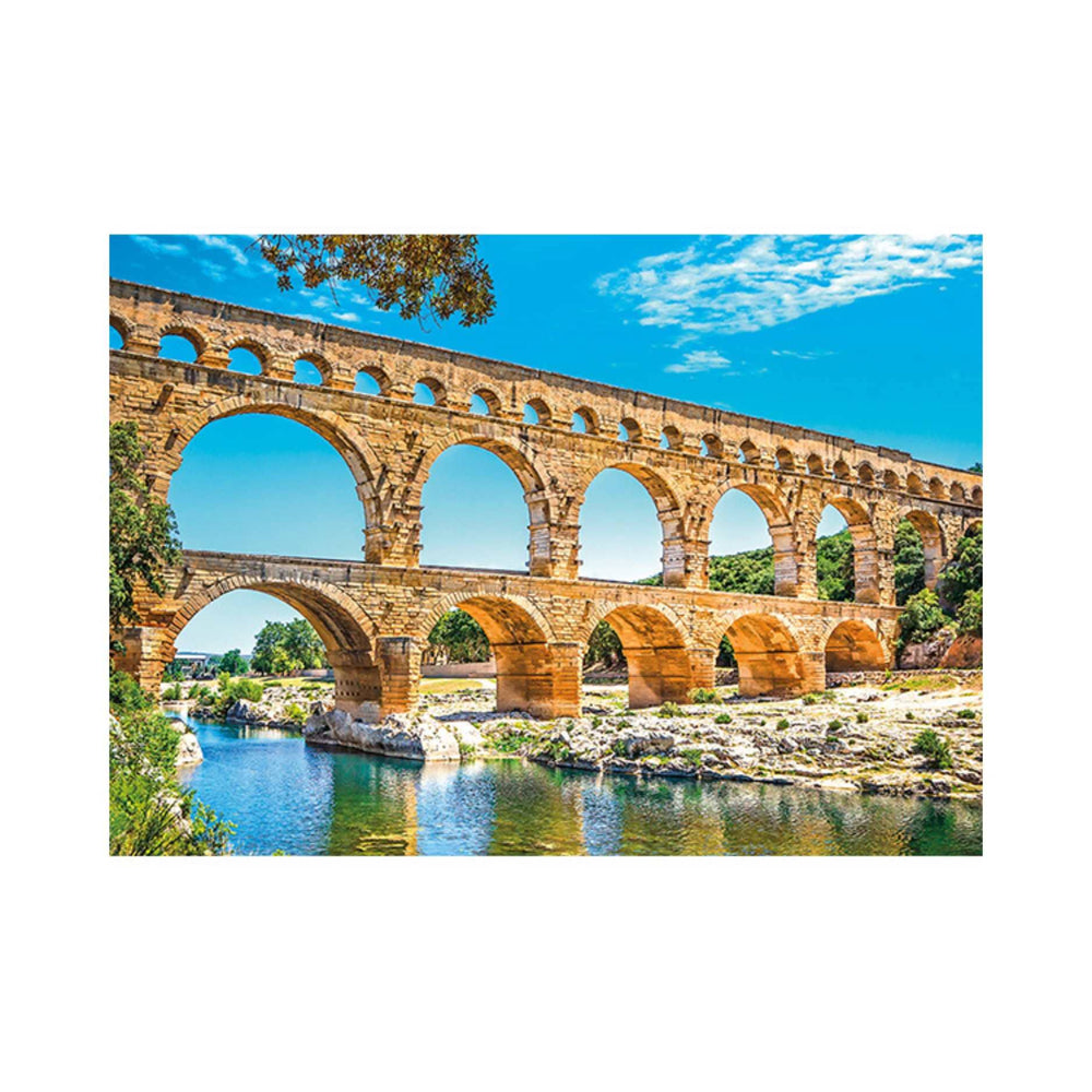 Le pont du Gard (1000 pcs) CASSE-TÊTE - 1000 morceaux