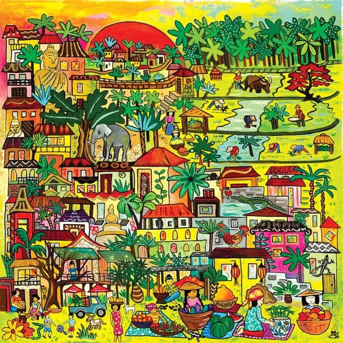 Life in Asia (Puzzle 1023 pcs) CASSE-TÊTE - 1000 morceaux