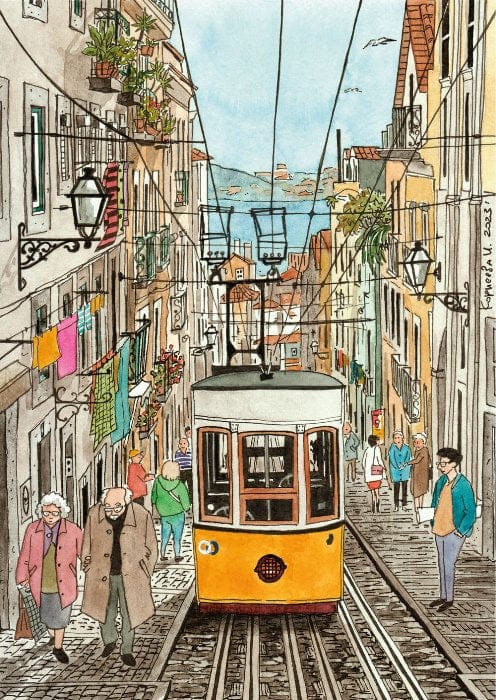Lisbon (Puzzle 1000 pcs) CASSE-TÊTE - 1000 morceaux