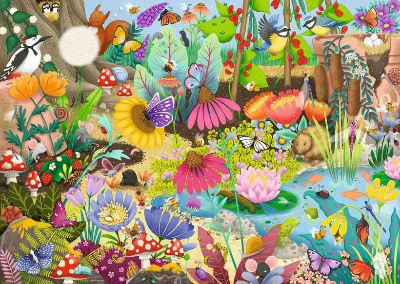 Little Garden World (1000 pcs) CASSE-TÊTE - 1000 morceaux