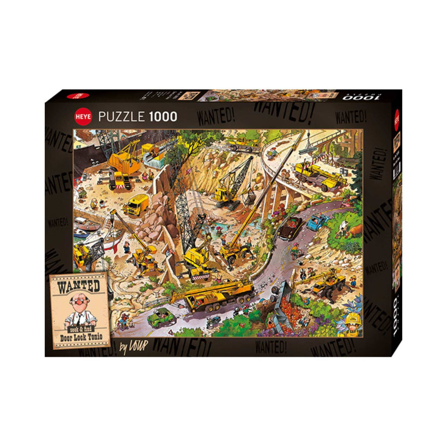 Lock Tonio, Wanted (1000 pcs) CASSE-TÊTE - 1000 morceaux