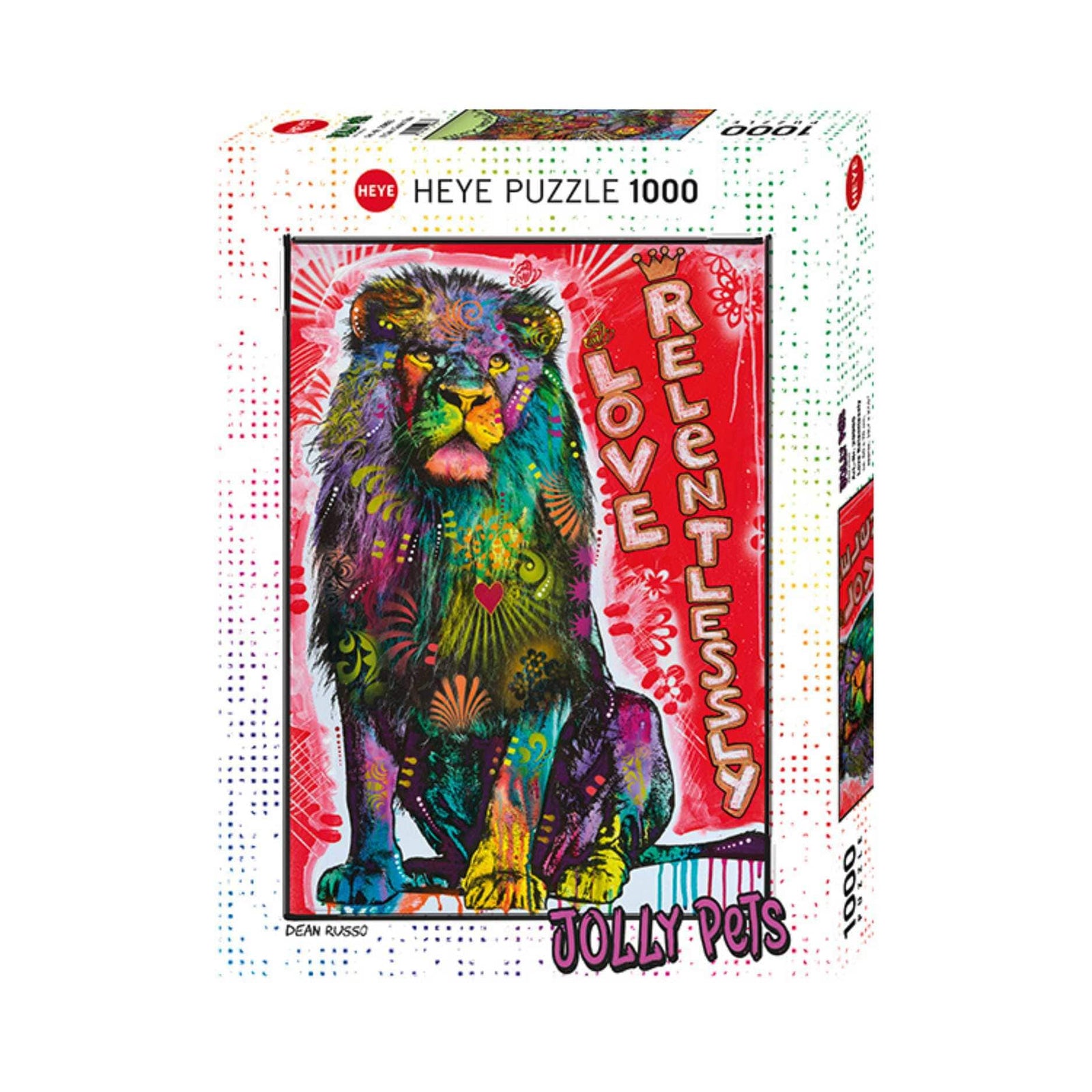 Love relentlessly, Jolly Pets (1000 pcs) CASSE-TÊTE - 1000 morceaux