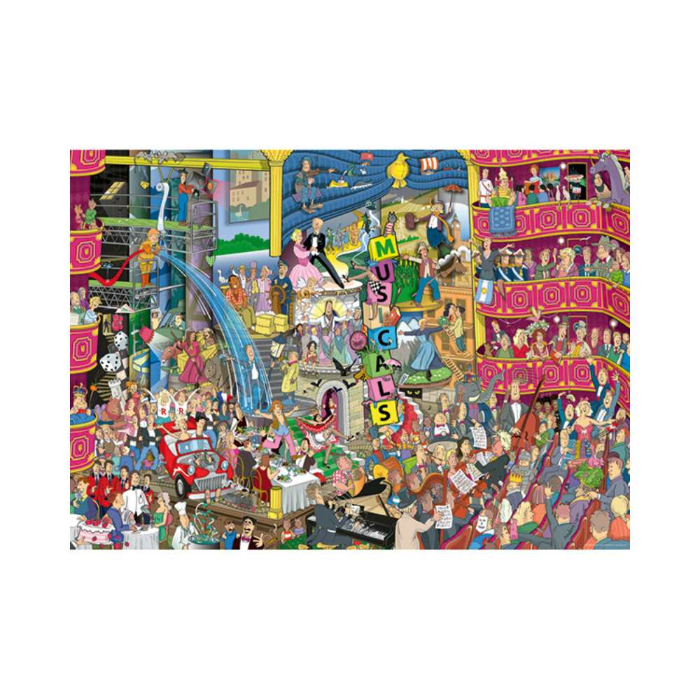 Lyon : Best of Musicals (1000 pcs) CASSE-TÊTE - 1000 morceaux