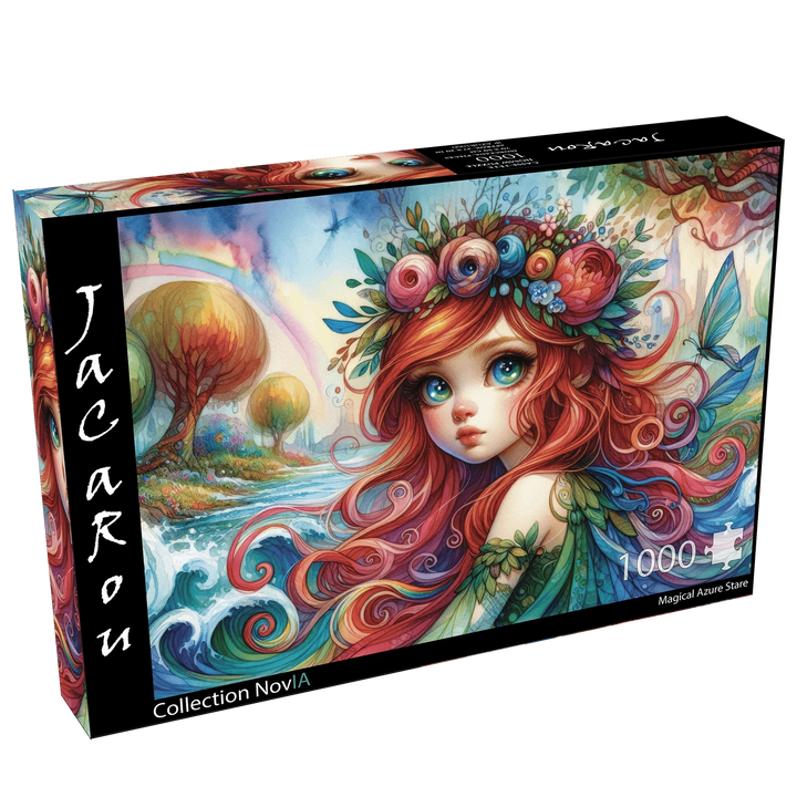 Magical Azure Stare (1000 pcs) CASSE-TÊTE - 1000 morceaux