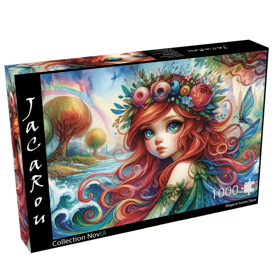 Magical Azure Stare (1000 pcs) CASSE-TÊTE - 1000 morceaux