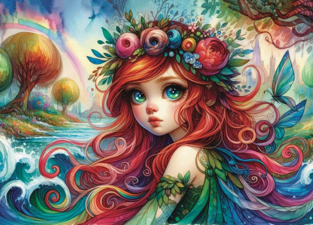 Magical Azure Stare (1000 pcs) CASSE-TÊTE - 1000 morceaux