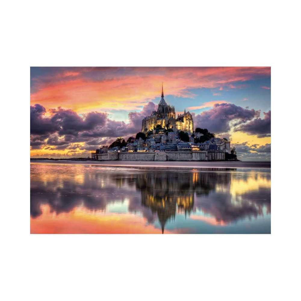 Magnifique Mont Saint-Michel (1000 pcs) CASSE-TÊTE - 1000 morceaux
