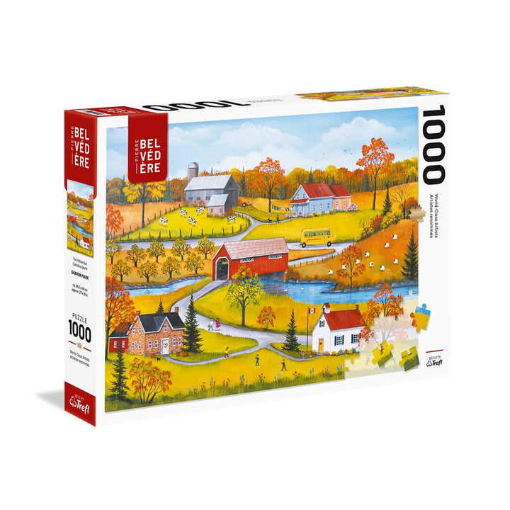 Mark - L'autobus jaune (1000 pcs) CASSE-TÊTE - 1000 morceaux