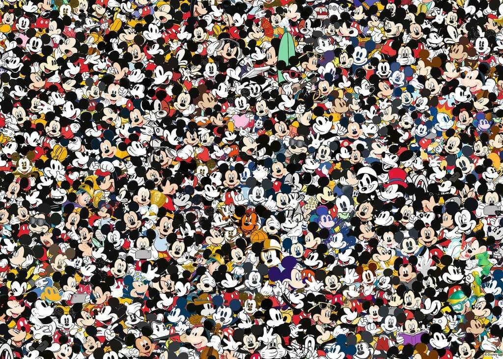 Mickey - Challenge (Puzzle 1000 pcs) CASSE-TÊTE - 1000 morceaux
