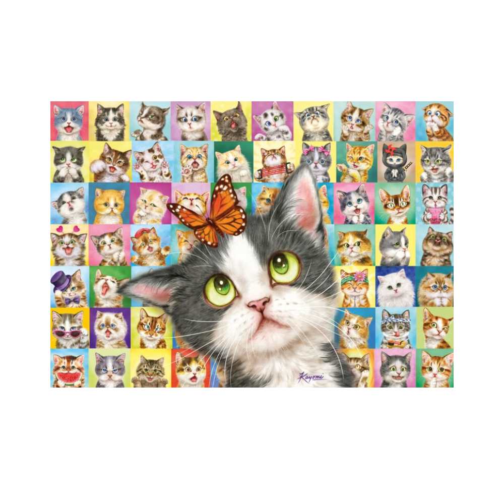 Mimique de chat (1000 pcs) CASSE-TÊTE - 1000 morceaux