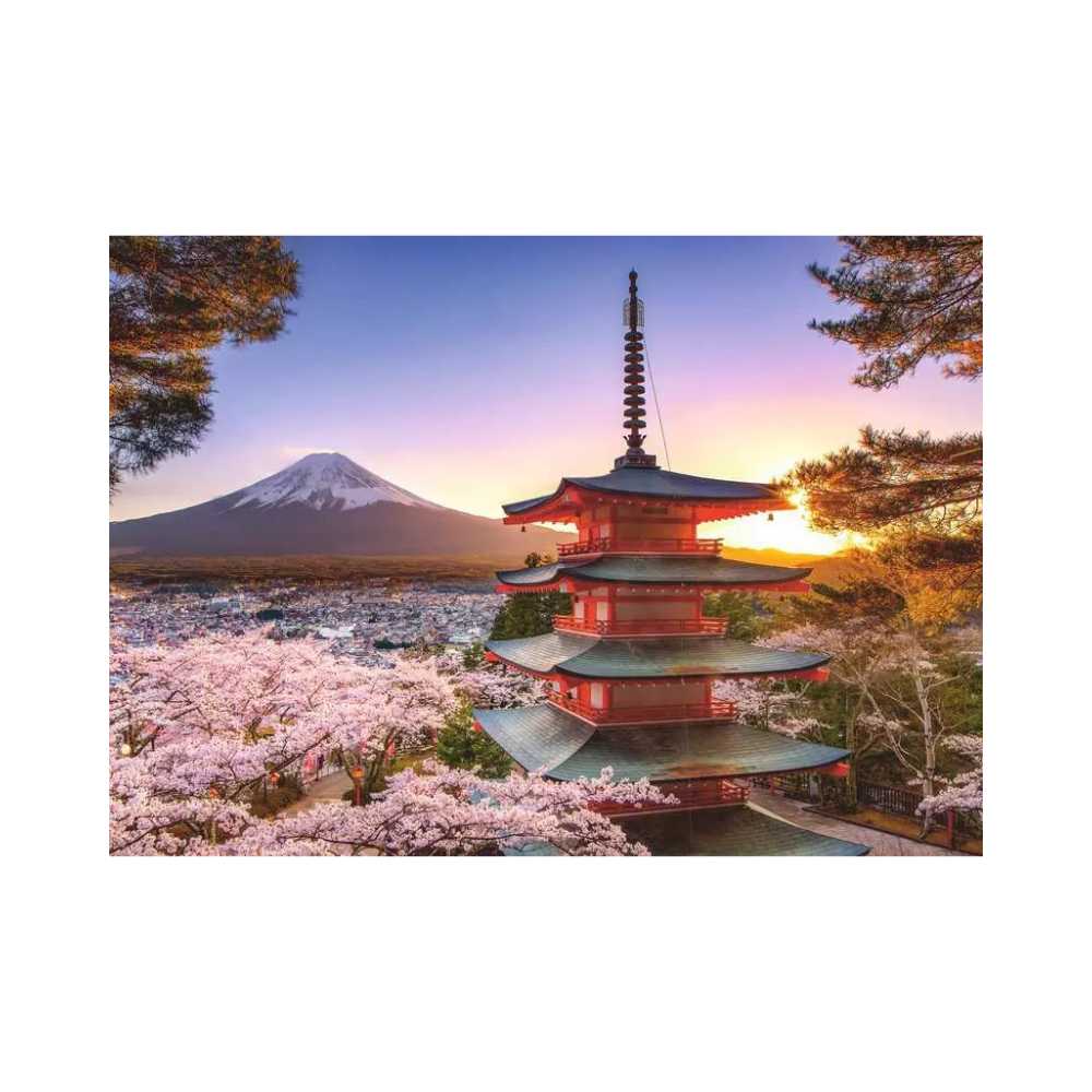 Mount Fuji Cherry Blossom View (1000 pcs) CASSE-TÊTE - 1000 morceaux