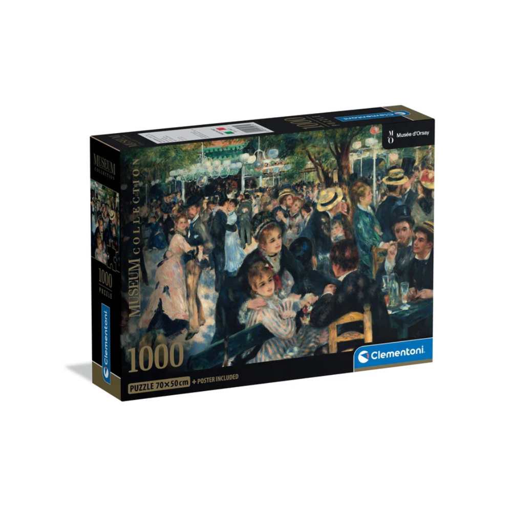 Museum - Renoir : Bal du moulin de la galette (1000 pcs) CASSE-TÊTE - 1000 morceaux