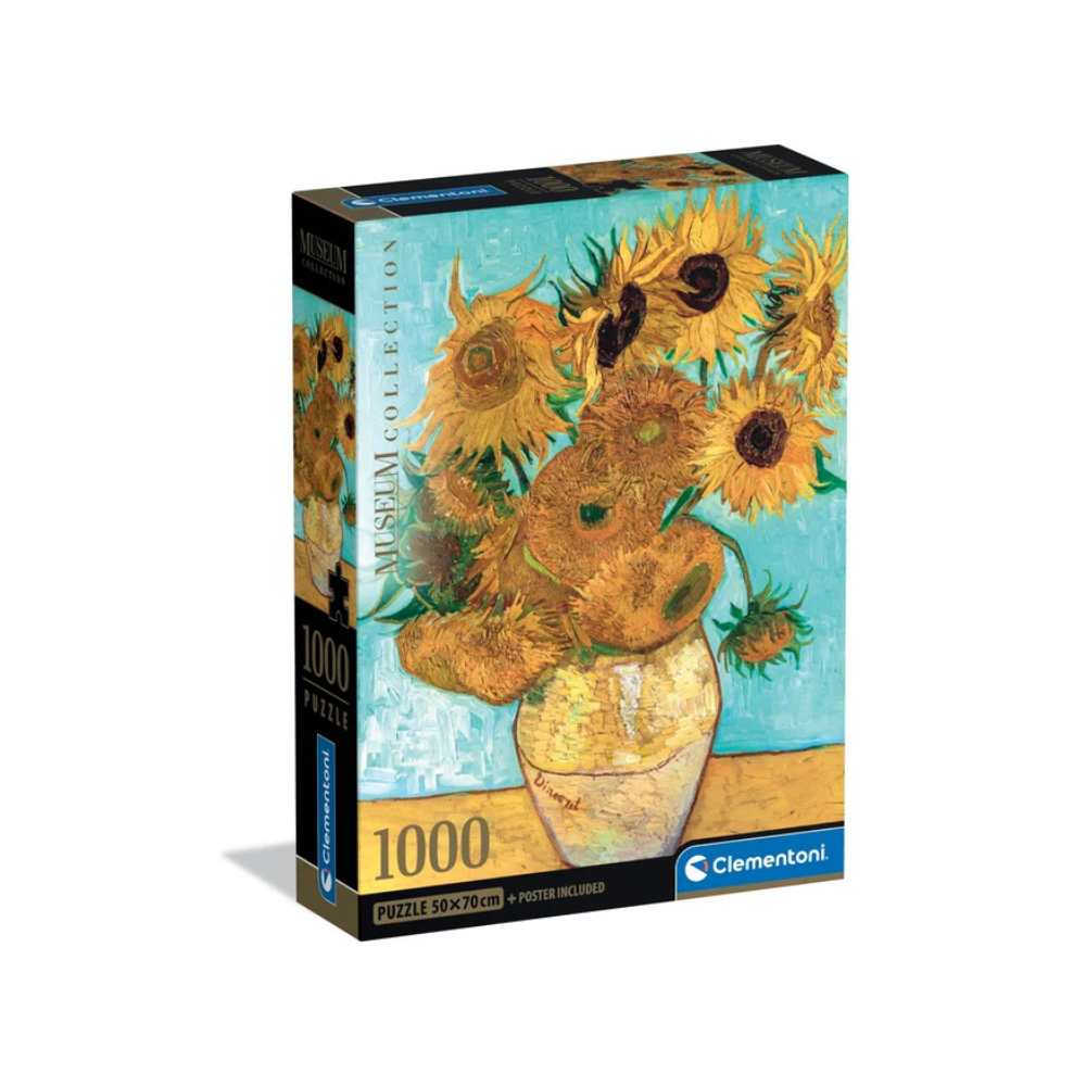 Museum - Van Gogh : Les tournesols (1000 pcs) CASSE-TÊTE - 1000 morceaux