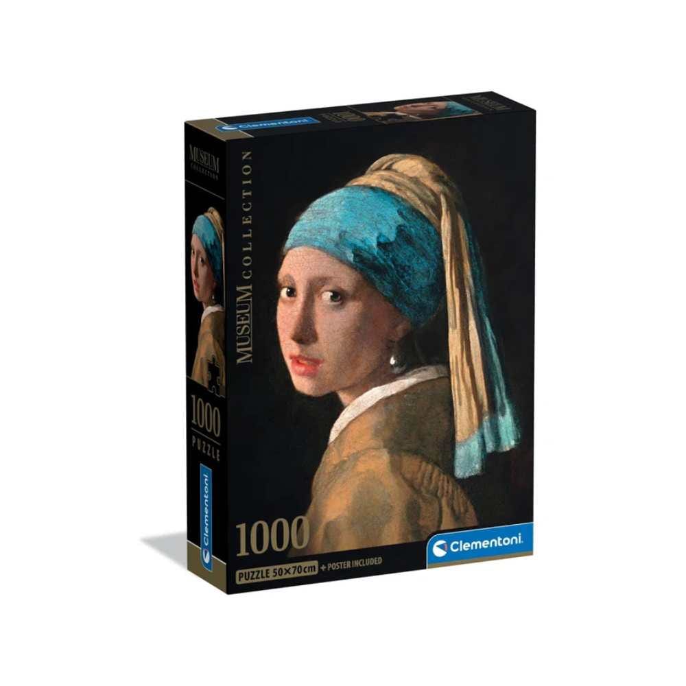 Museum - Vermeer : La jeune fille à la perle (1000 pcs) CASSE-TÊTE - 1000 morceaux