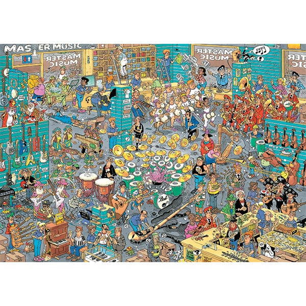 Music Shop &Holiday Jitters (Puzzle 2x1000 pcs) CASSE-TÊTE - 1000 morceaux
