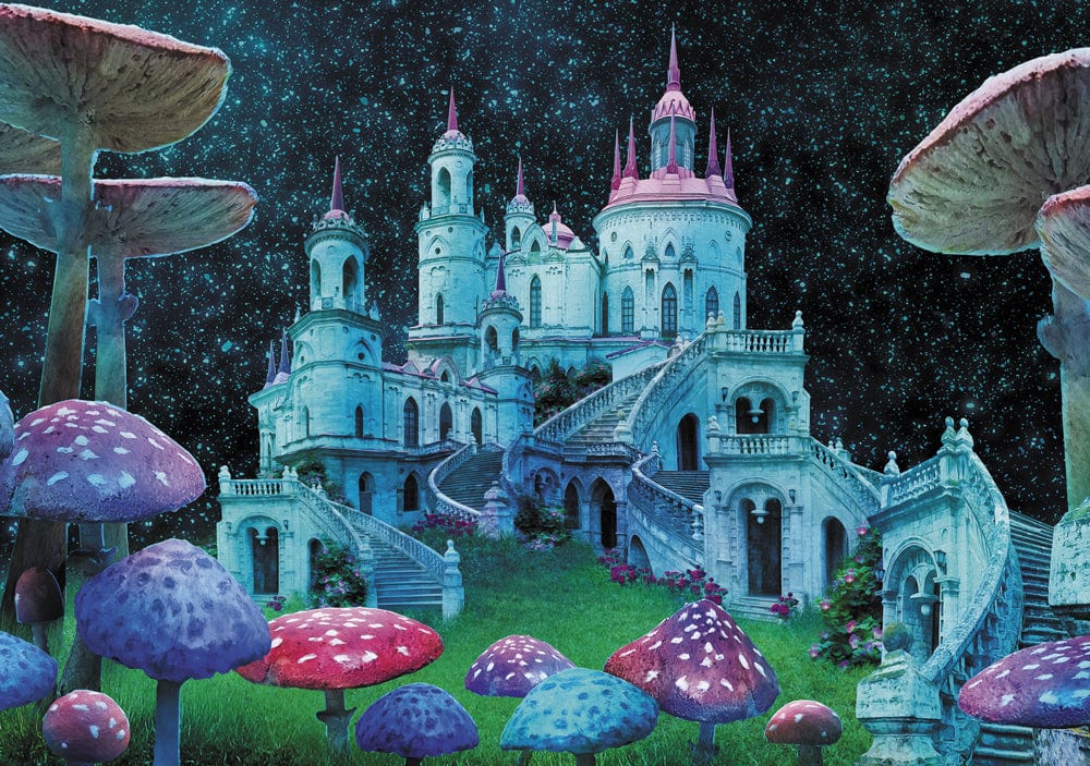 Mystérieux château (1000 pcs) CASSE-TÊTE - 1000 morceaux