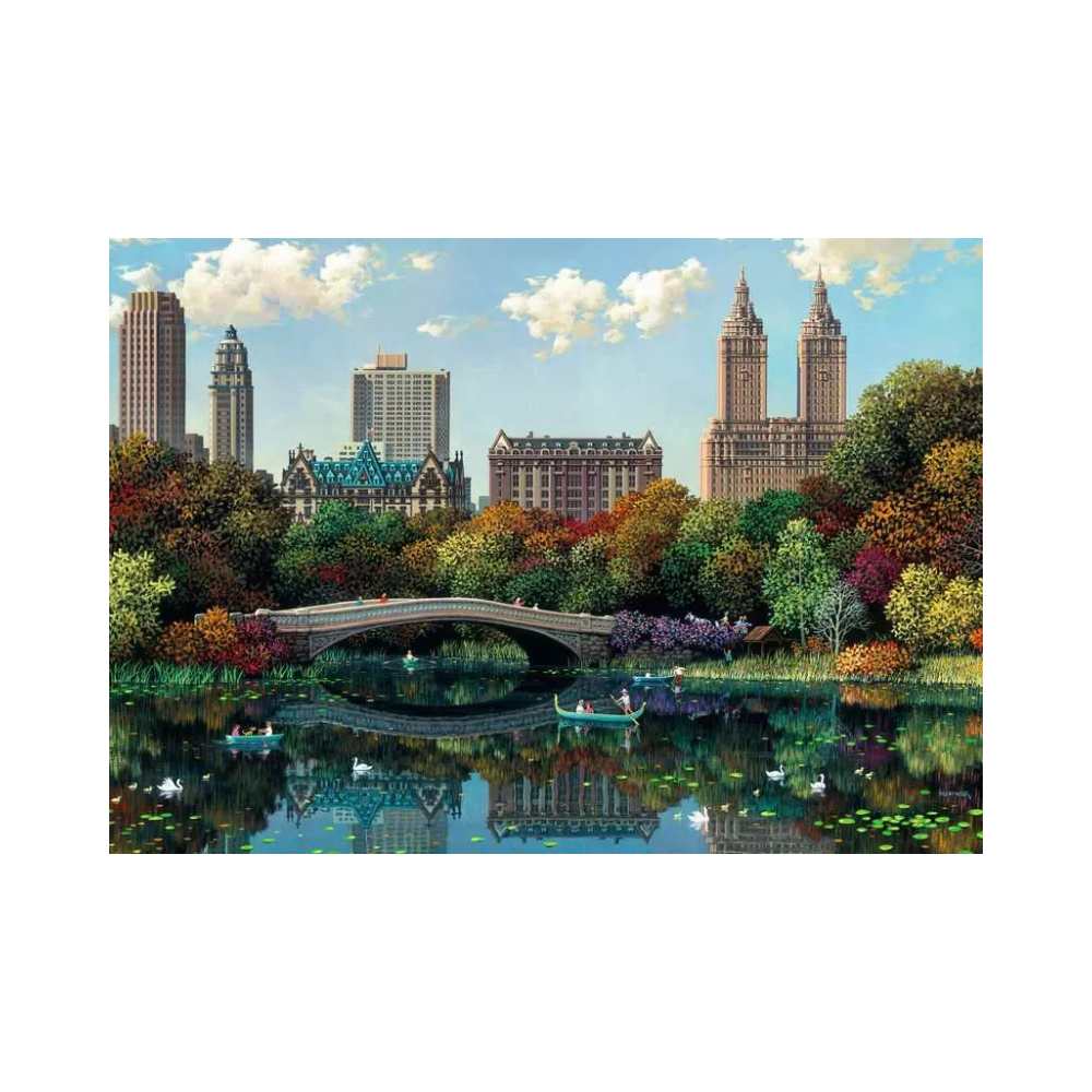 NY Central Park, Bow Bridge (1000 pcs) CASSE-TÊTE - 1000 morceaux