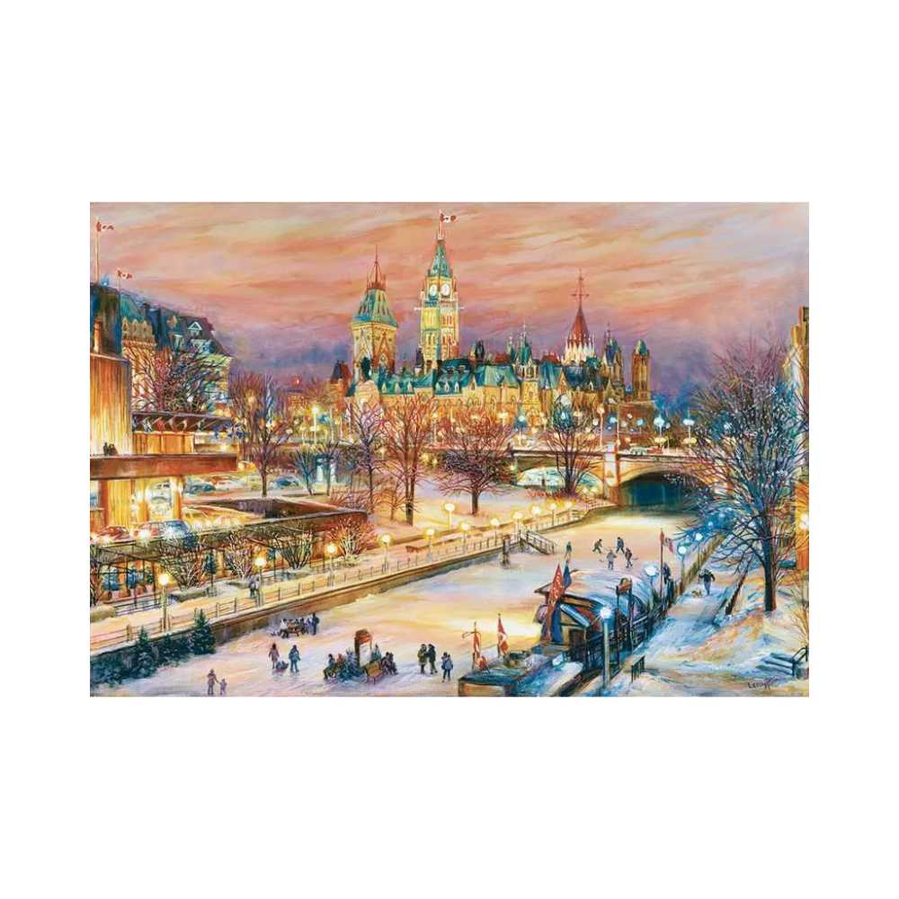 Ottawa Winterlude Festival (1000 pcs) CASSE-TÊTE - 1000 morceaux