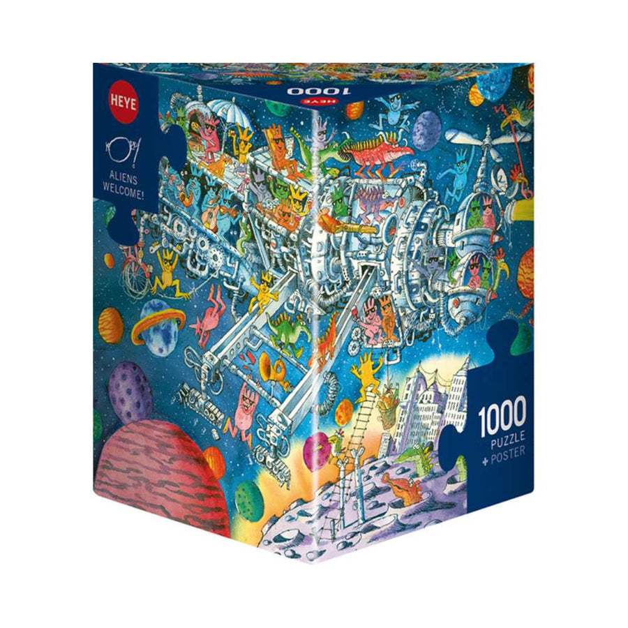 Paul : Aliens Welcome! (1000 pcs) CASSE-TÊTE - 1000 morceaux