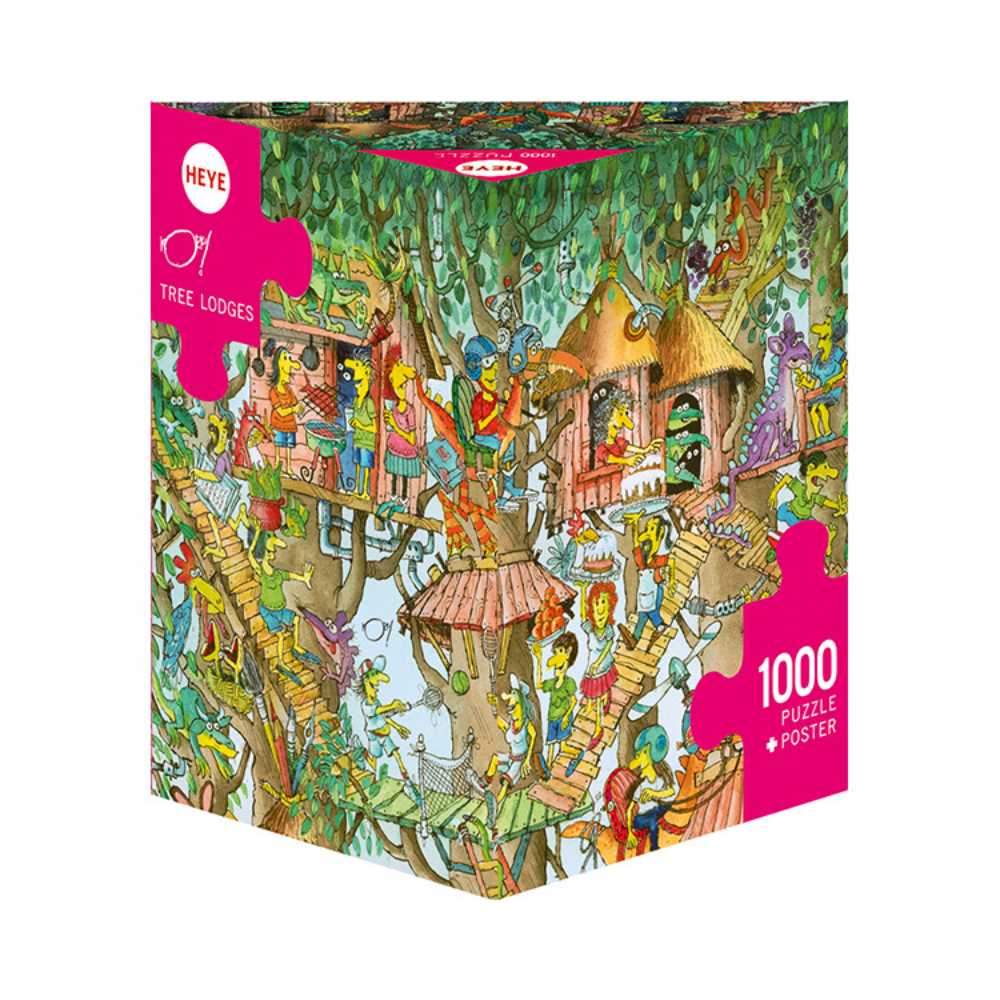 Paul : Tree Lodges (1000 pcs) CASSE-TÊTE - 1000 morceaux