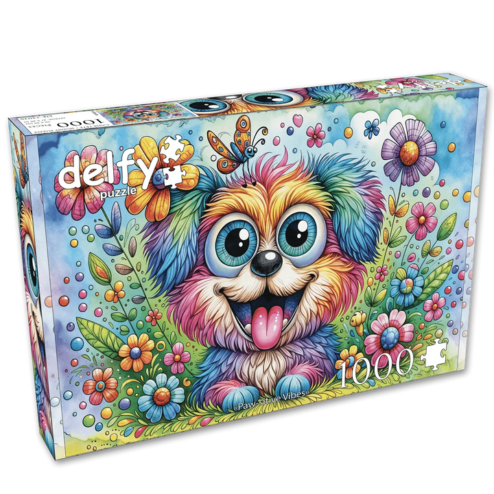 Paw-Sitive Vibes (1000 pcs) CASSE-TÊTE - 1000 morceaux