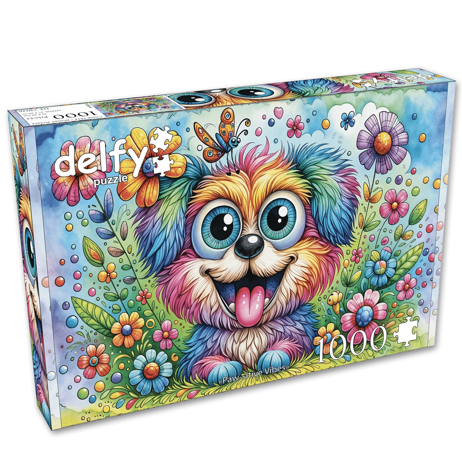 Paw-Sitive Vibes (1000 pcs) CASSE-TÊTE - 1000 morceaux