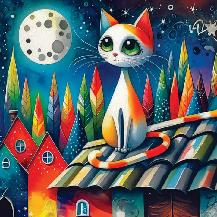Pleine lune | Moonlight (Puzzle 1000 pcs) CASSE-TÊTE - 1000 morceaux