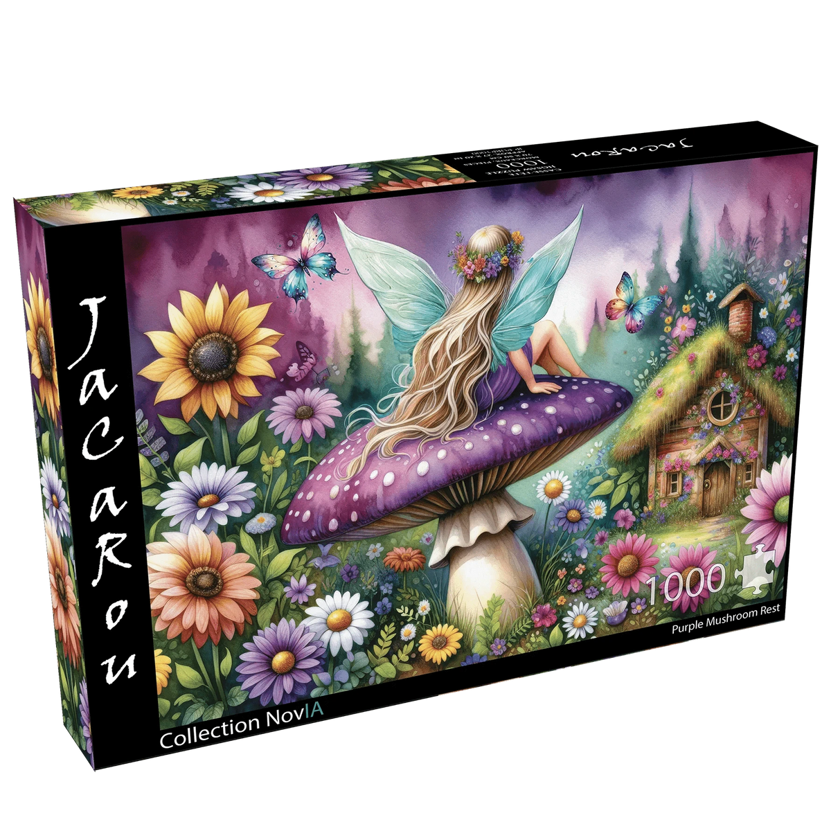 Purple Mushroom Rest (1000 pcs) CASSE-TÊTE - 1000 morceaux