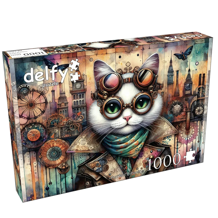Purrfect Urbanity (1000 pcs) CASSE-TÊTE - 1000 morceaux