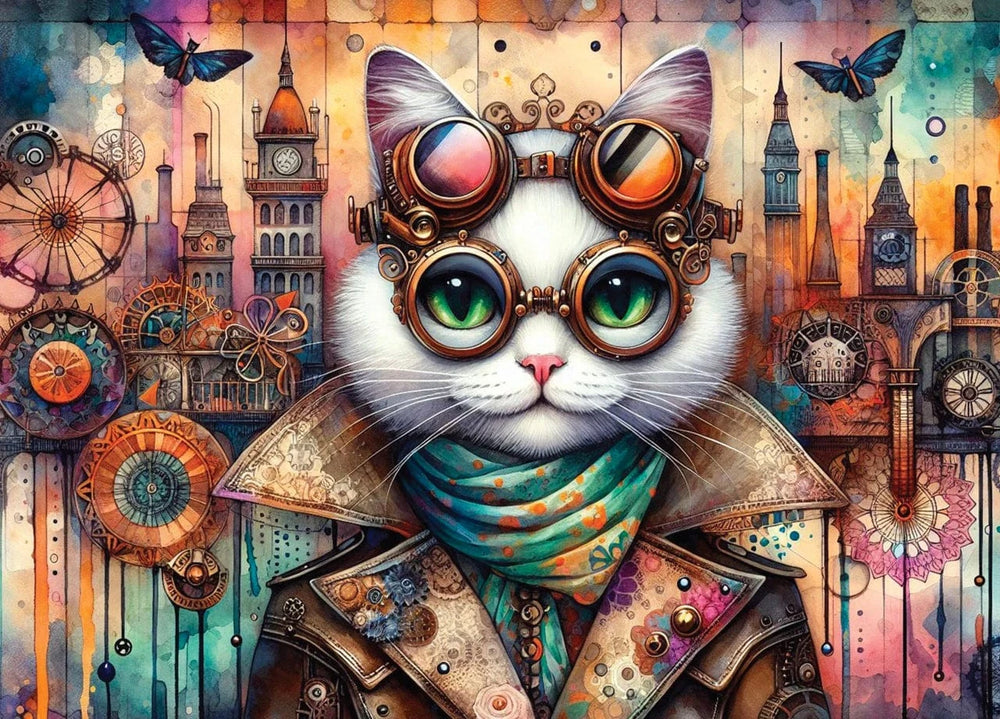 Purrfect Urbanity (1000 pcs) CASSE-TÊTE - 1000 morceaux