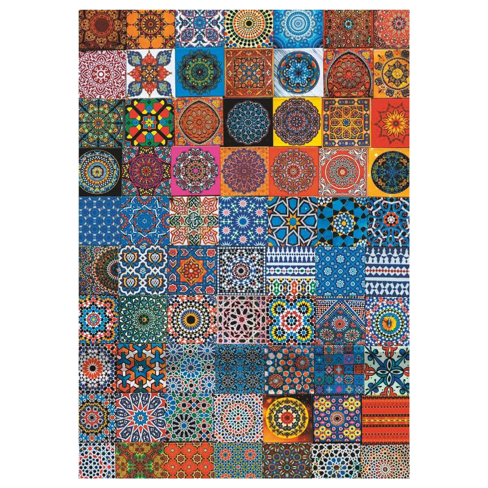Puzzle 1000: Aimants de refrigerateur colorés CASSE-TÊTE - 1000 morceaux