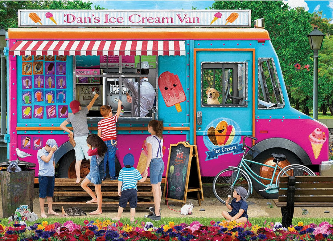 Puzzle 1000: Dan's Ice Cream Van by Paul Normand CASSE-TÊTE - 1000 morceaux