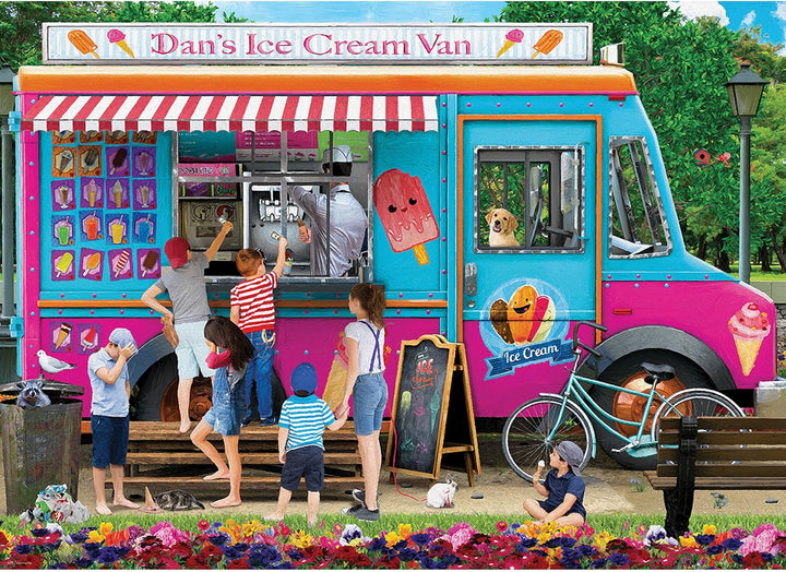Puzzle 1000: Dan's Ice Cream Van by Paul Normand CASSE-TÊTE - 1000 morceaux