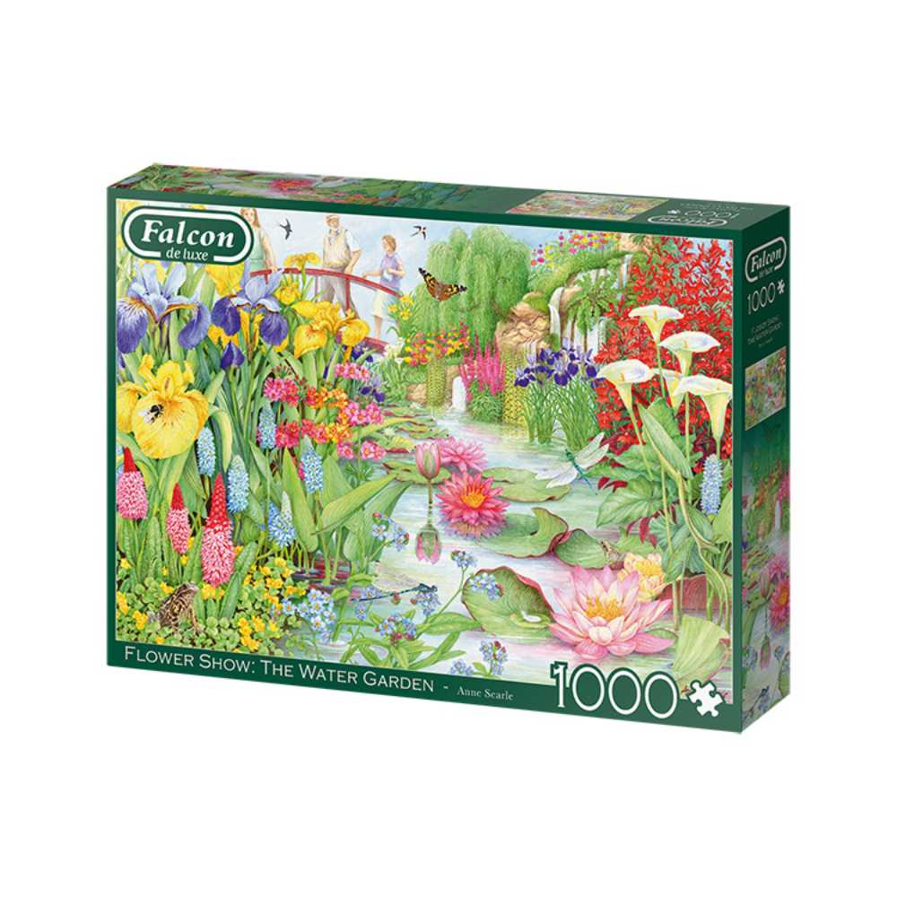 Puzzle 1000: Flower Show - The Water Garden CASSE-TÊTE - 1000 morceaux