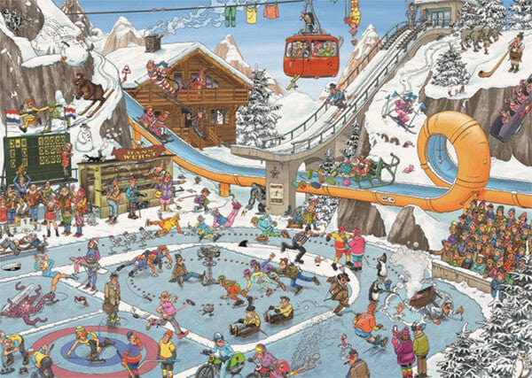Puzzle 1000: Jeux d'hiver, JvH CASSE-TÊTE - 1000 morceaux