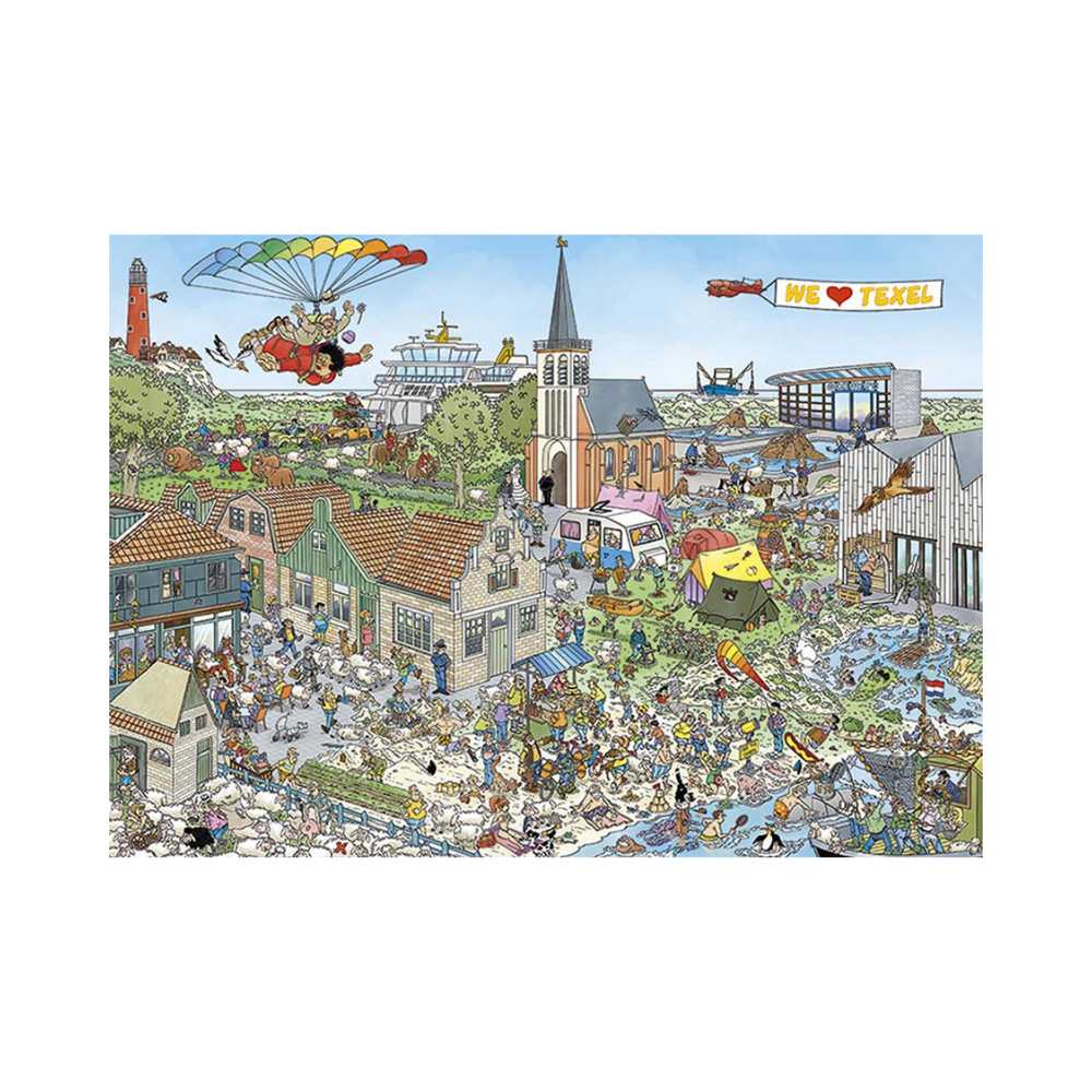 Puzzle 1000: Retraite insulaire, JvH CASSE-TÊTE - 1000 morceaux
