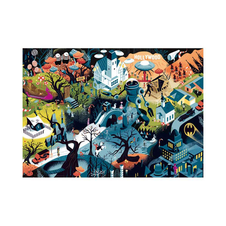Puzzle 1000: Tim Burton Films CASSE-TÊTE - 1000 morceaux