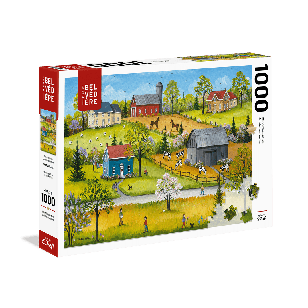 S. Mark - Les verts pâturages (1000 pcs) CASSE-TÊTE - 1000 morceaux