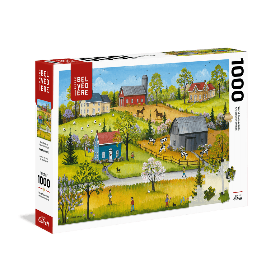 S. Mark - Les verts pâturages (1000 pcs) CASSE-TÊTE - 1000 morceaux