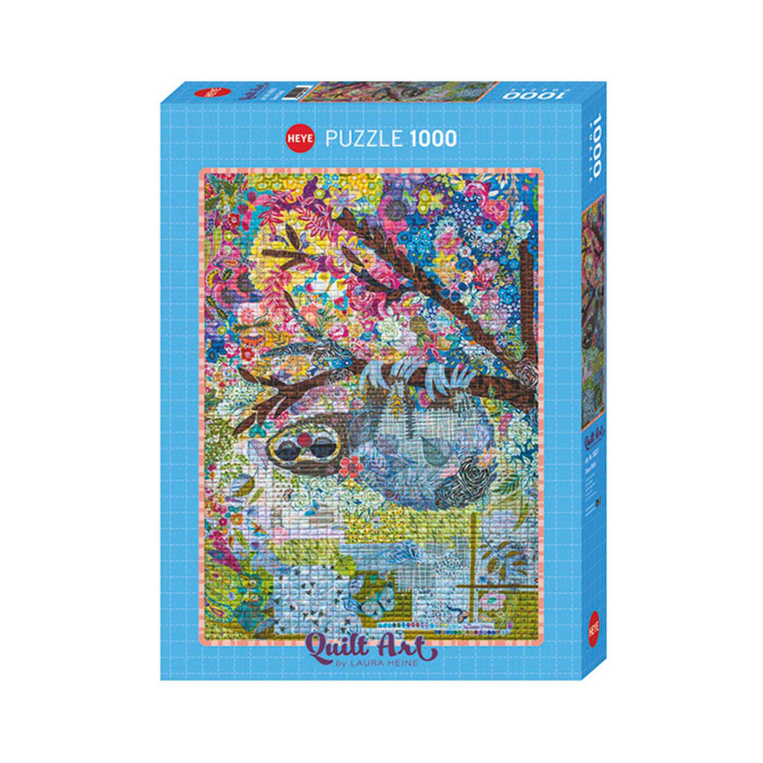 Sloth, Quilt Art (1000 pcs) CASSE-TÊTE - 1000 morceaux