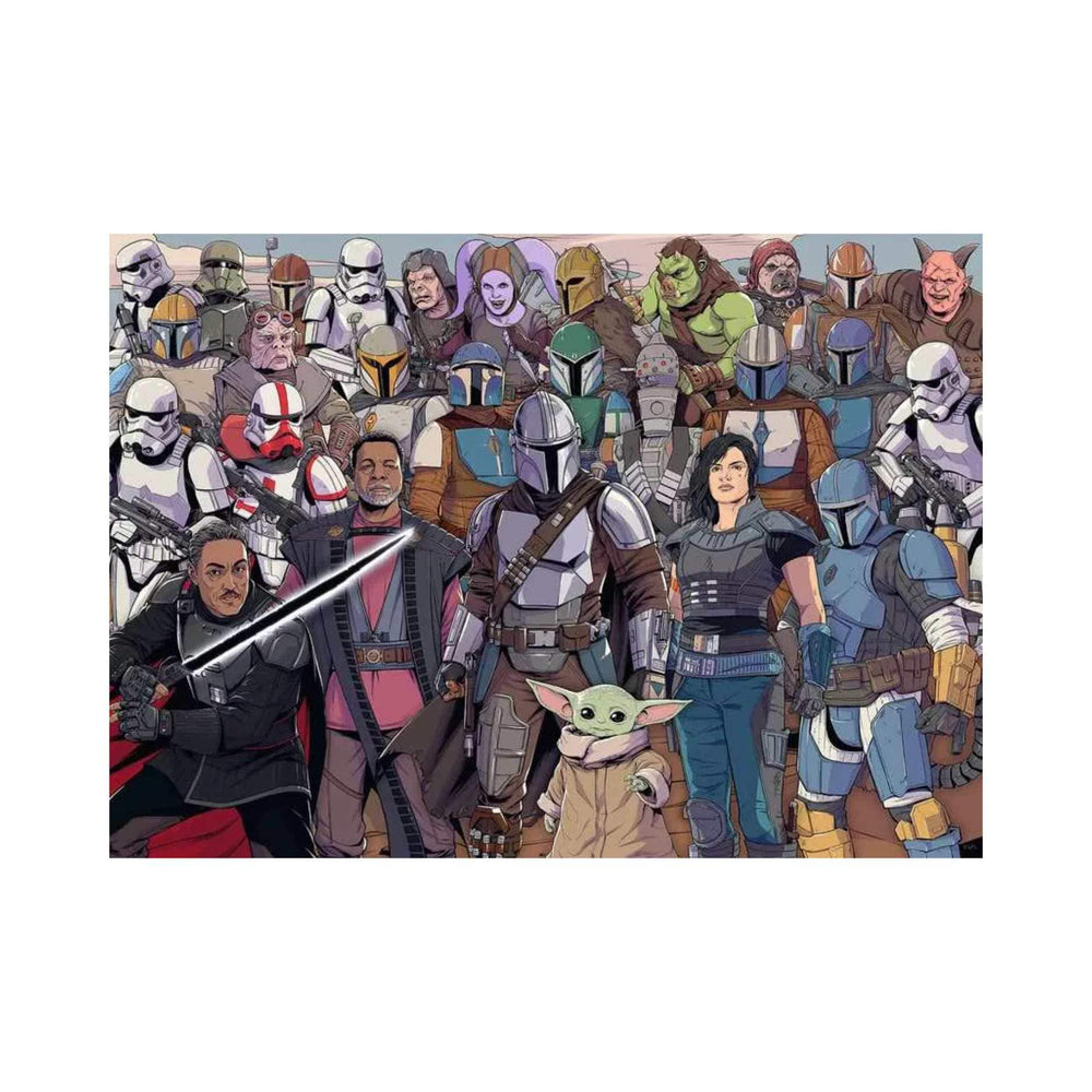 Star Wars: The Mandalorian Challenge (1000 pcs) CASSE-TÊTE - 1000 morceaux